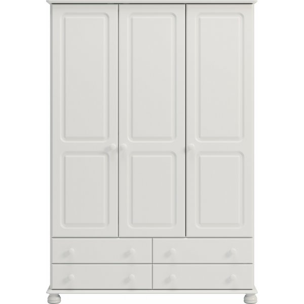 Richmond garderobeskap med 3 dører - Hvit Richmond garderobeskap med 3 dører - Hvit