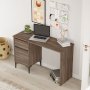 Aristo skrivebord 120x44,5 cm - Brun/antrasitt