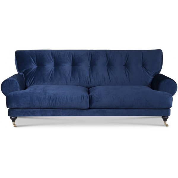 Andrew 2-seter sofa - Mrkbl Flyel
