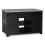 Heritage Kjkkeny med marmor - Sort ramme / Gr Emprador marmor