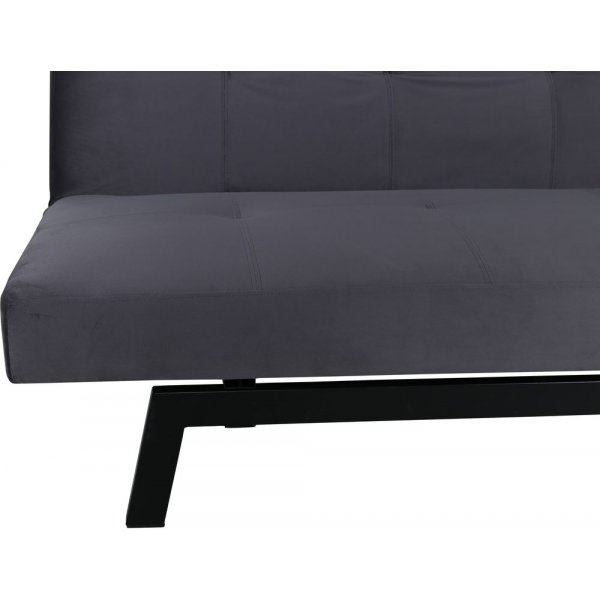 Sleep sovesofa - Grå (Fløyel) Sleep sovesofa - Grå (Fløyel)