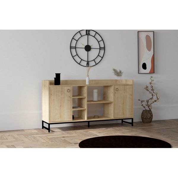 Vicke skjenk - Safir/svart