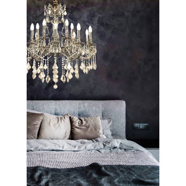 Lysekrone Allington - Antikksølv Lysekrone Allington - Antikksølv