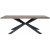 Sky spisebord i rkt eik med kryssben - 200x100 cm