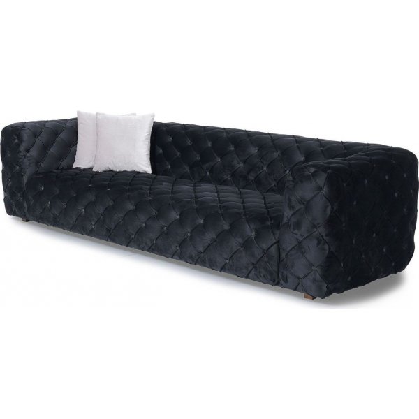 Zeus 4-seters sofa - Svart Zeus 4-seters sofa - Svart