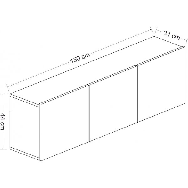 Walle TV-benk - Antrasitt Walle TV-benk - Antrasitt