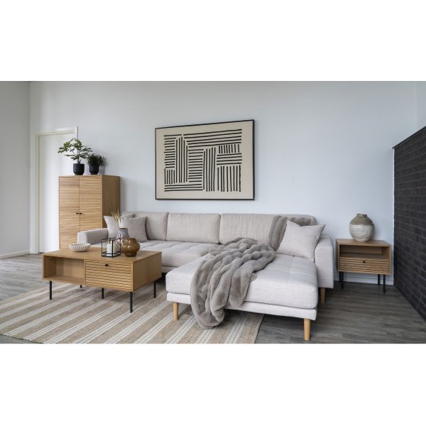 Vase 30,5 cm hy - Hvit/grnn