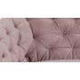 Felicia 2-seter sofa - Rosa (Flyel)