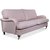 Howard London Premium 4-seters rett sofa - Rosa