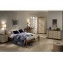 Richmond garderobe med 2 drer - Brun/kremhvit