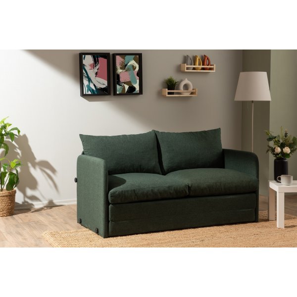 Saga 2-seters sovesofa XL - Grønn Saga 2-seters sovesofa XL - Grønn