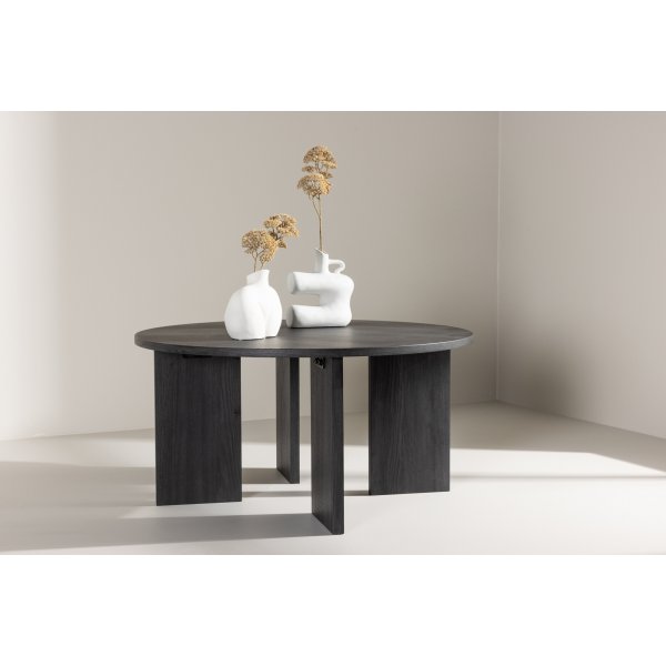 Askern salongbord 80 cm - Sort