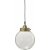 Normandie taklampe - Antik messing - 20 cm