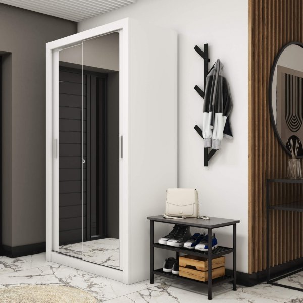 Einar garderobe 18 - Hvit