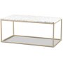 Terrazzo sofabord 110x60 cm - Cosmos Terrazzo & underdel Accent messing