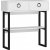 Valery avlastningsbord 90 x 35,3 cm - Hvit/svart