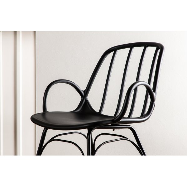 Dyrön spisestuestol - Svart Dyrön spisestuestol - Svart