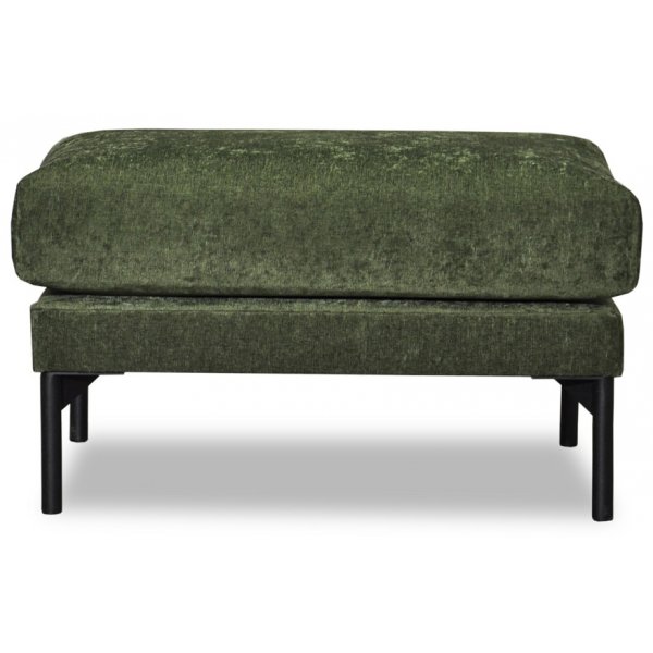 Smilla fotskammel 70x60 cm - Mørkegrønn chenille Smilla fotskammel 70x60 cm - Mørkegrønn chenille
