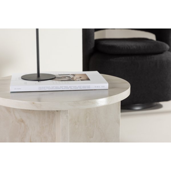 Ålesund sidebord Ø50 cm - Beige Ålesund sidebord Ø50 cm - Beige