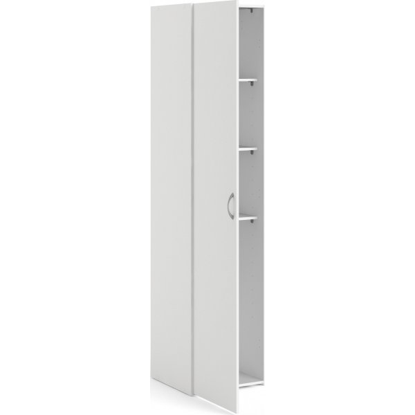 Garderobe hvit 40 cm bred og 175 cm høy Garderobe hvit 40 cm bred og 175 cm høy