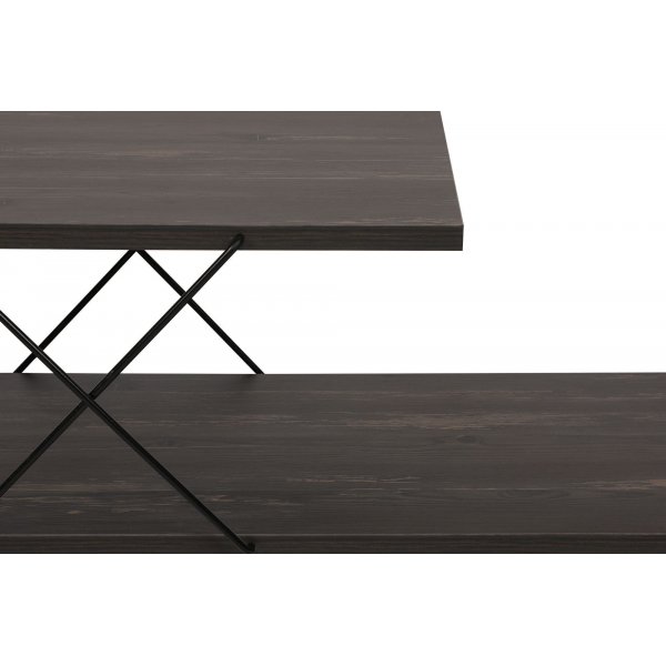 Street mediebenk - Mørkebrun Street mediebenk - Mørkebrun