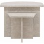 Sala salongbord 40/60 x 40/60 cm - Beige marmorlook