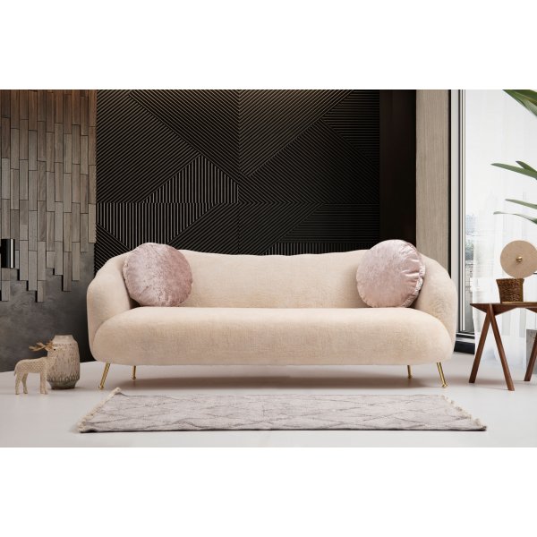 Isolde 3-seters sofa - Beige Isolde 3-seters sofa - Beige