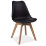 Jerry II spisestol - Sort / Eik + Flekkfjerner for mbler