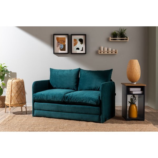 Saga 2-seters sovesofa - Petroleumsgrønn Saga 2-seters sovesofa - Petroleumsgrønn