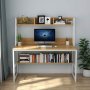 Majestetisk skrivebord Eik/hvit - 120 x 60 cm