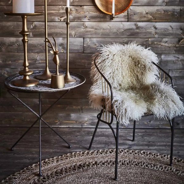 William karmstol - Svart / Messing William karmstol - Svart / Messing