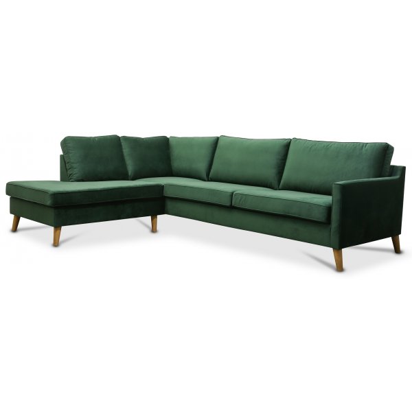 Blues 3-sete med åpen avslutning venstre - Valgfri farge Blues 3-sete med åpen avslutning venstre - Valgfri farge