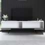 Force TV-stativ - Svart/hvit