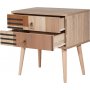 City Colorblock nattbord - Beige