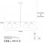Rosenrd taklampe 10770 - Sort