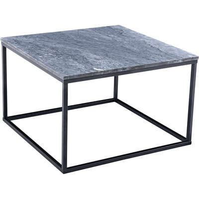 Accent sofabord 75 - Gr marmor/svart understell