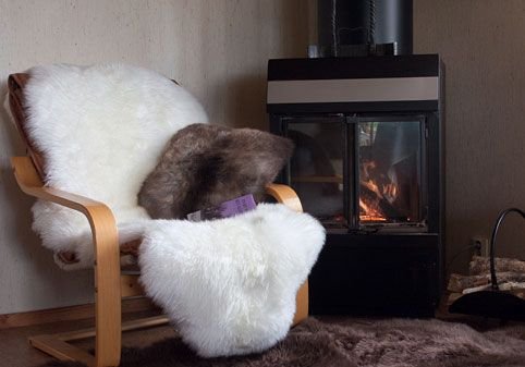 Gently langhåret saueskinn- Hvit Gently langhåret saueskinn- Hvit