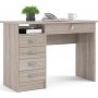 Function Plus skrivebord med 4 skuffer 109,3 x 48,5 cm - Trffel
