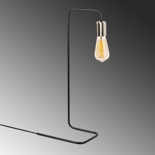 Denge bordlampe - Svart/nikkel