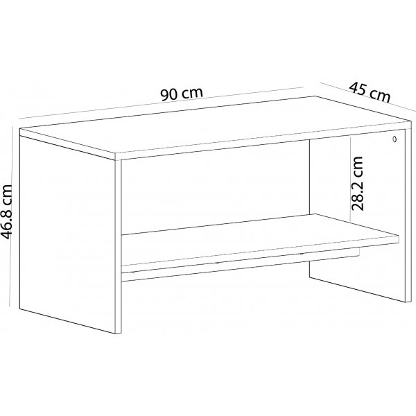 Apollon salongbord 90 x 45 cm - Efes marmor Apollon salongbord 90 x 45 cm - Efes marmor