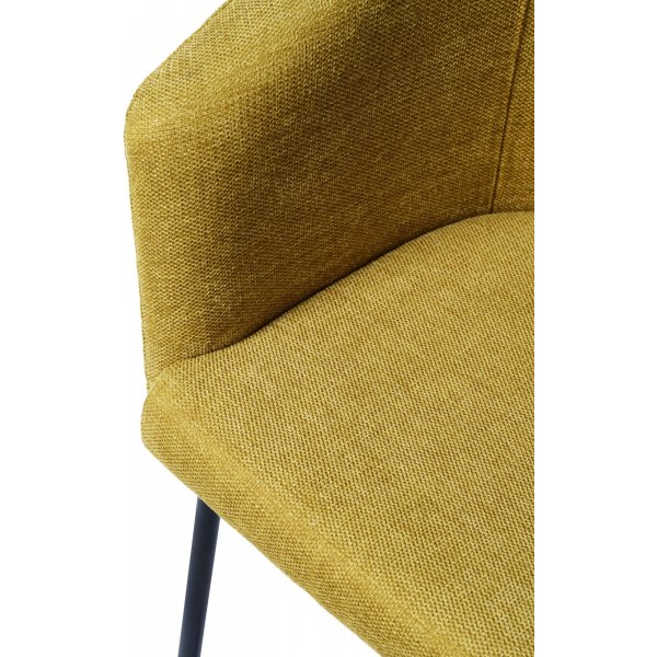 Erik stol i gult stoff Erik stol i gult stoff