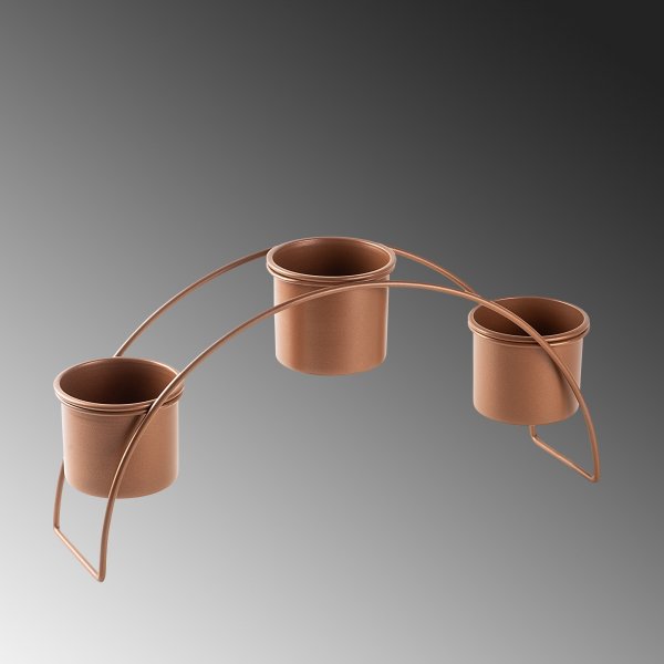 Platon 12 oppbevaringspotter - Kobber Platon 12 oppbevaringspotter - Kobber