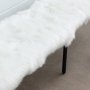 Katy trap 180 x 55 cm - Hvit fuskepels