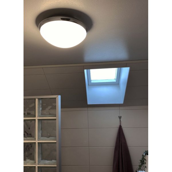 Plafond Siracusa - Krom/hvit