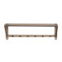 Confect hylle 80x26 - Whitewash/metall