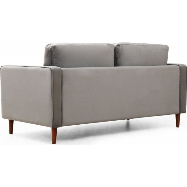 Rome 2-seters sofa - Lysegrå Rome 2-seters sofa - Lysegrå