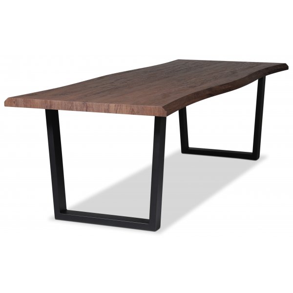 Bretagne spisebord 240 cm - Brun/svart Bretagne spisebord 240 cm - Brun/svart