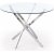 Trend 4 bord - Glass/Krom