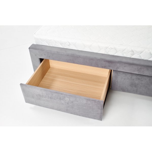 Binta sengeramme - Grå/valnøtt Binta sengeramme - Grå/valnøtt