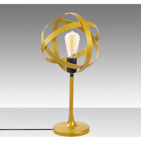 Gezegen bordlampe - Gull/svart